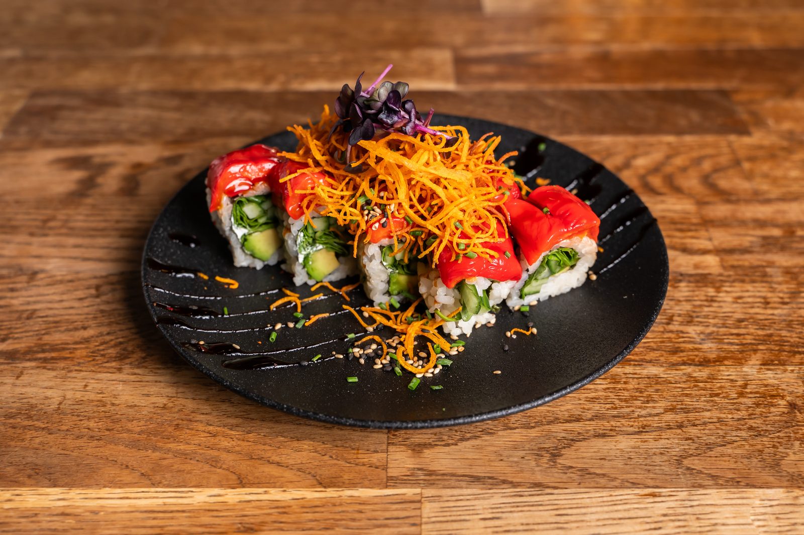 Vegane Red Pepper Roll im DAIKAN